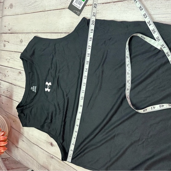 NWT womens under armour sleeveless team tech shirt activewear loose fit - Picture 15 of 16